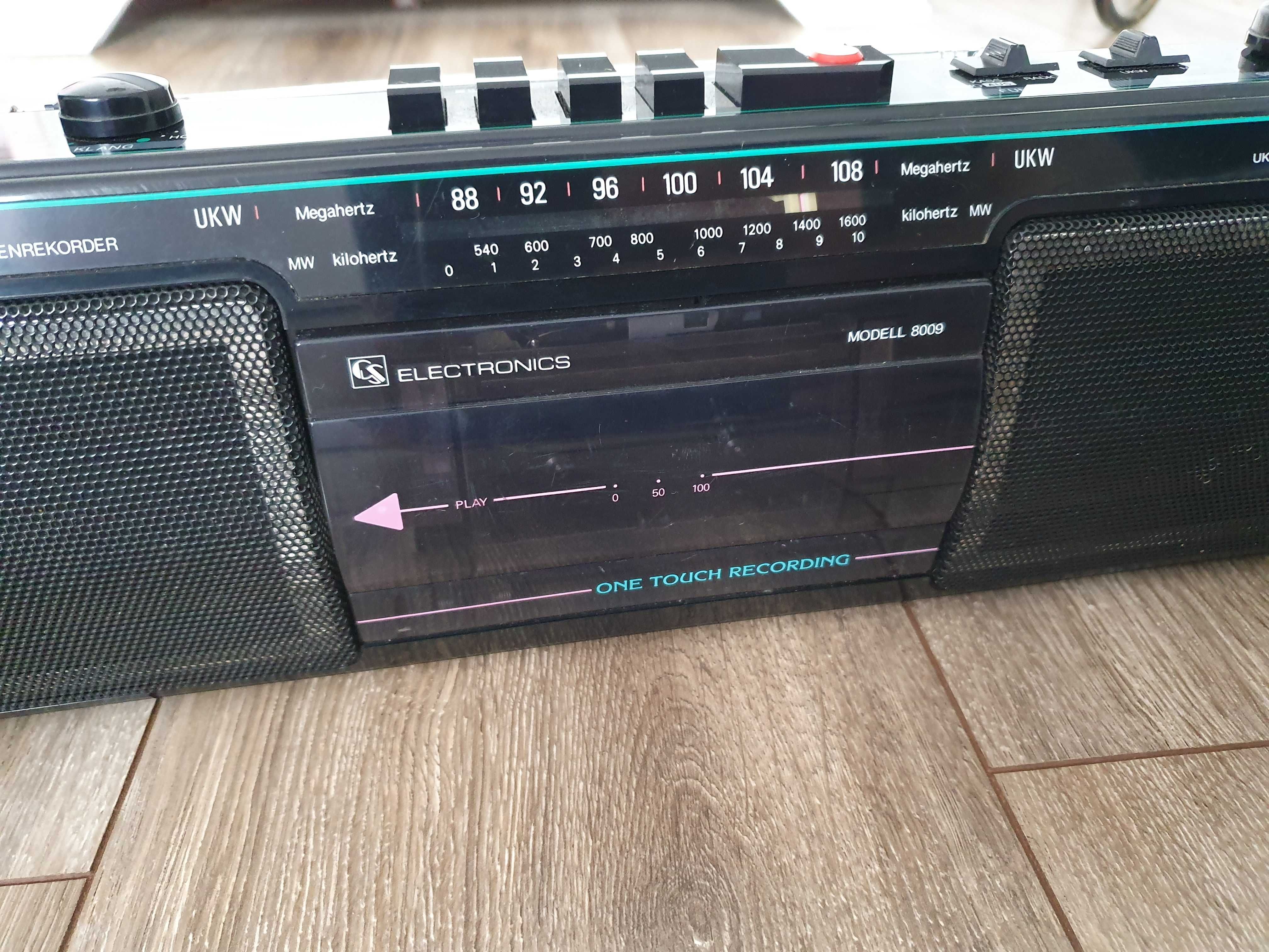 Radiomagnetofon electronics 8009 vintage boombox