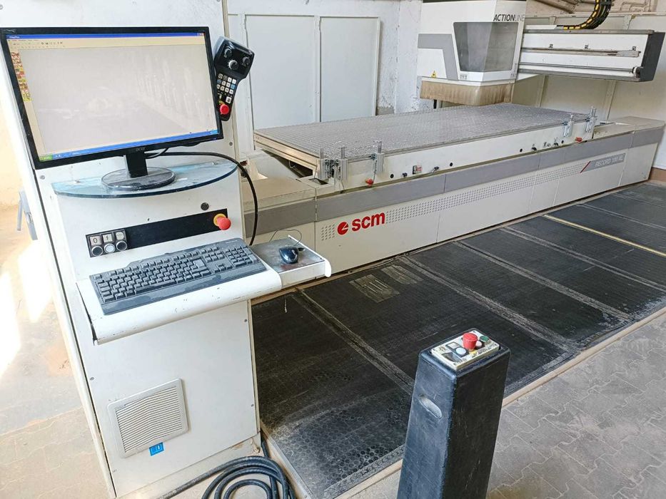 Centrum obróbcze SCM RECORD 100AL ploter frezarka CNC nesting drzwi