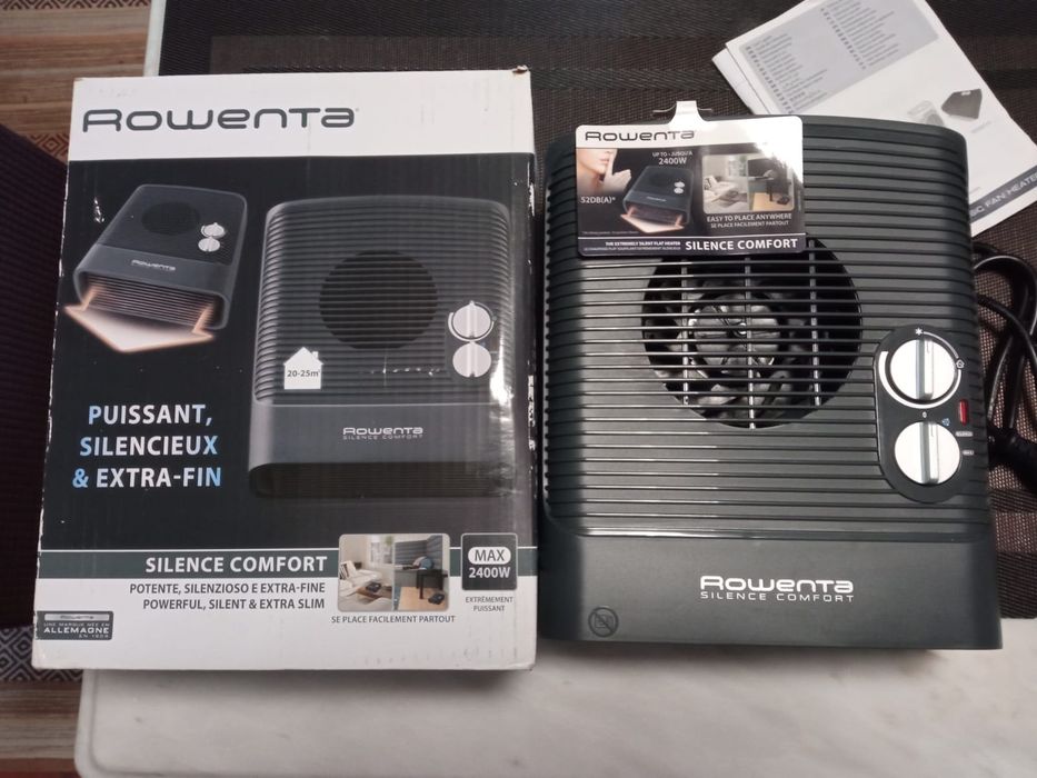 Aquecedor Rowenta Silence Comfort 2400W-Novo em caixa,ultra silencioso