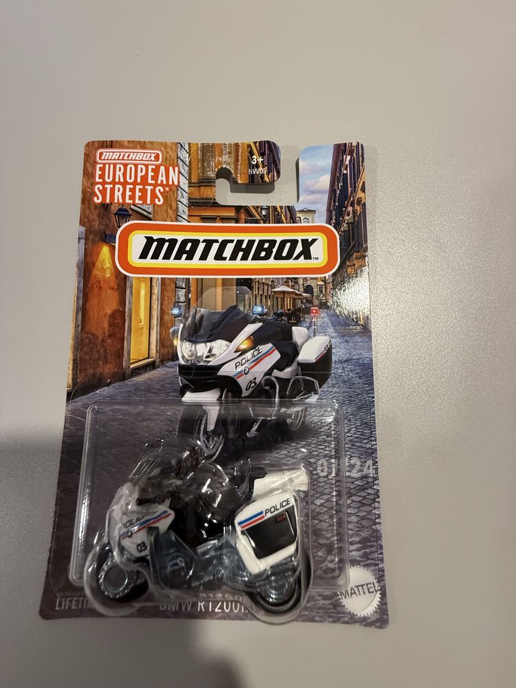 MatchBox European Streets - BMW R1200RT - Mota Policia