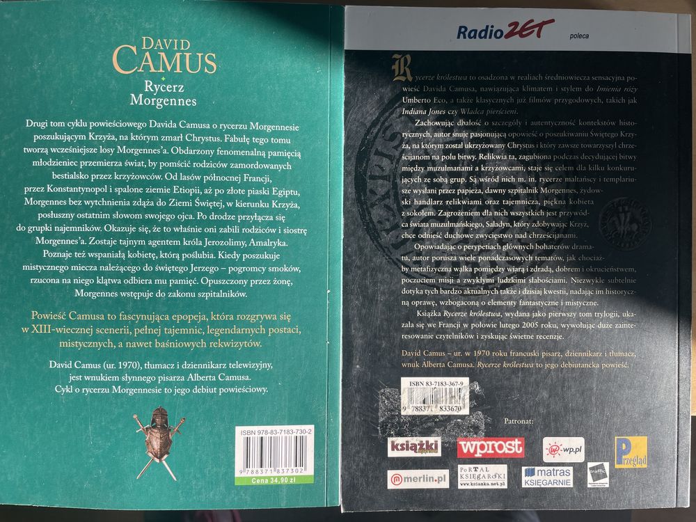 Książki David Camus