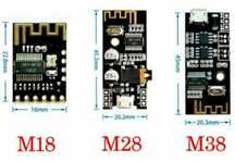 Блютузи модулі мн-м18, м28, м38.