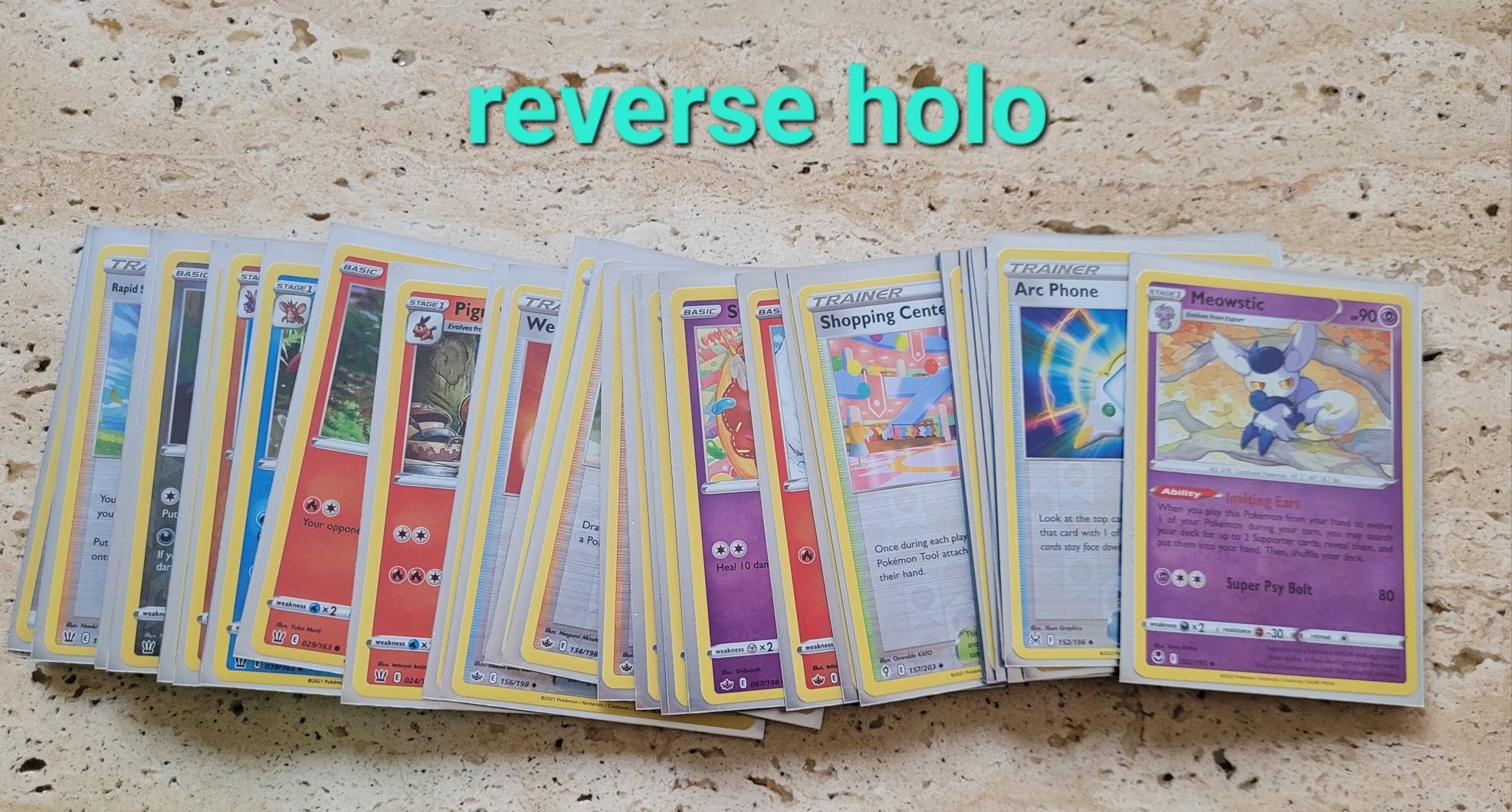 Pokémon cards - Bulk Várias Expansões