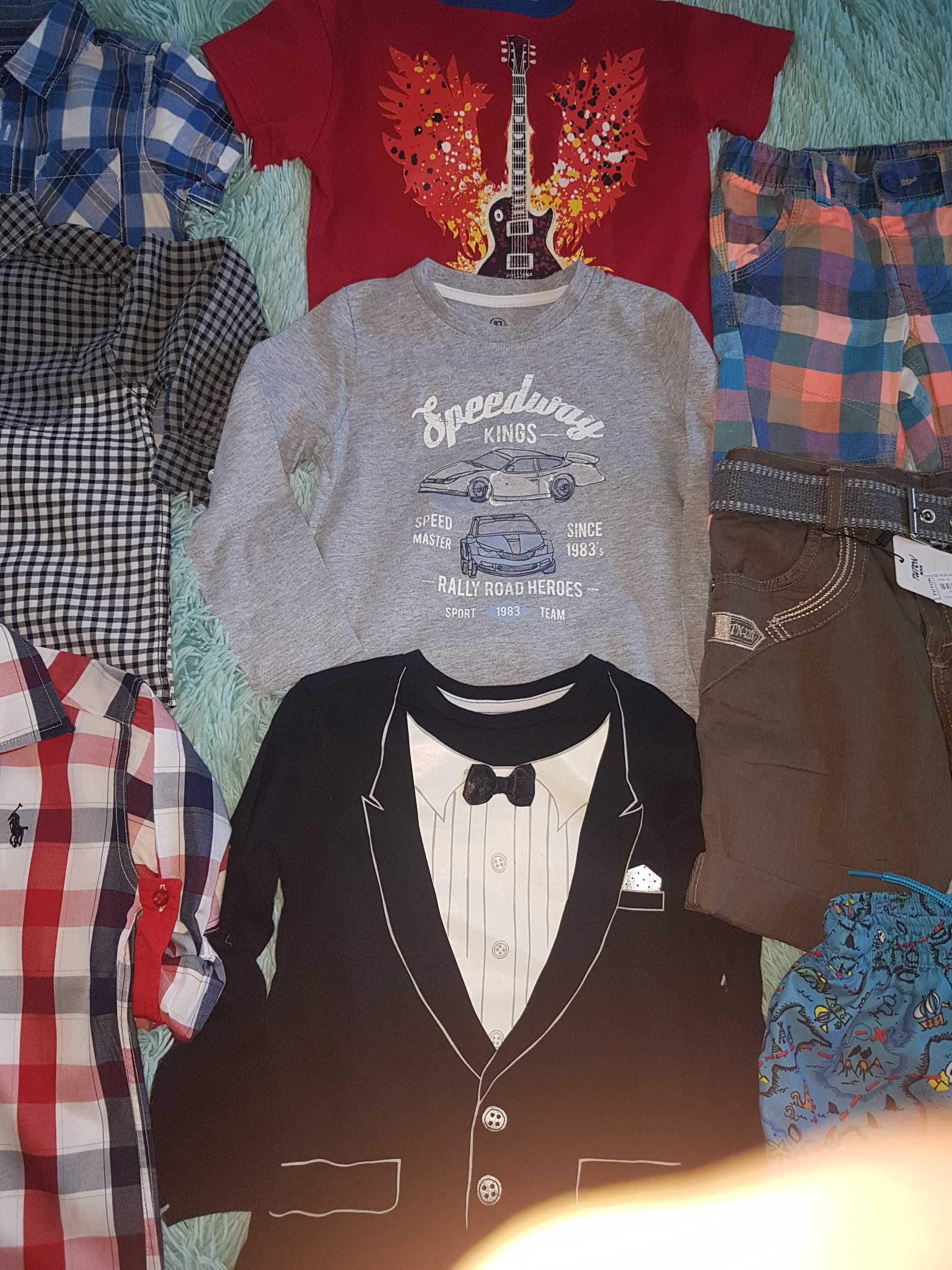 Ubranka, ubrania , zestaw ubranek dla  chłopca rozmiar 98 - 104