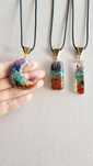Colares Orgonite Cristais dos Chakras