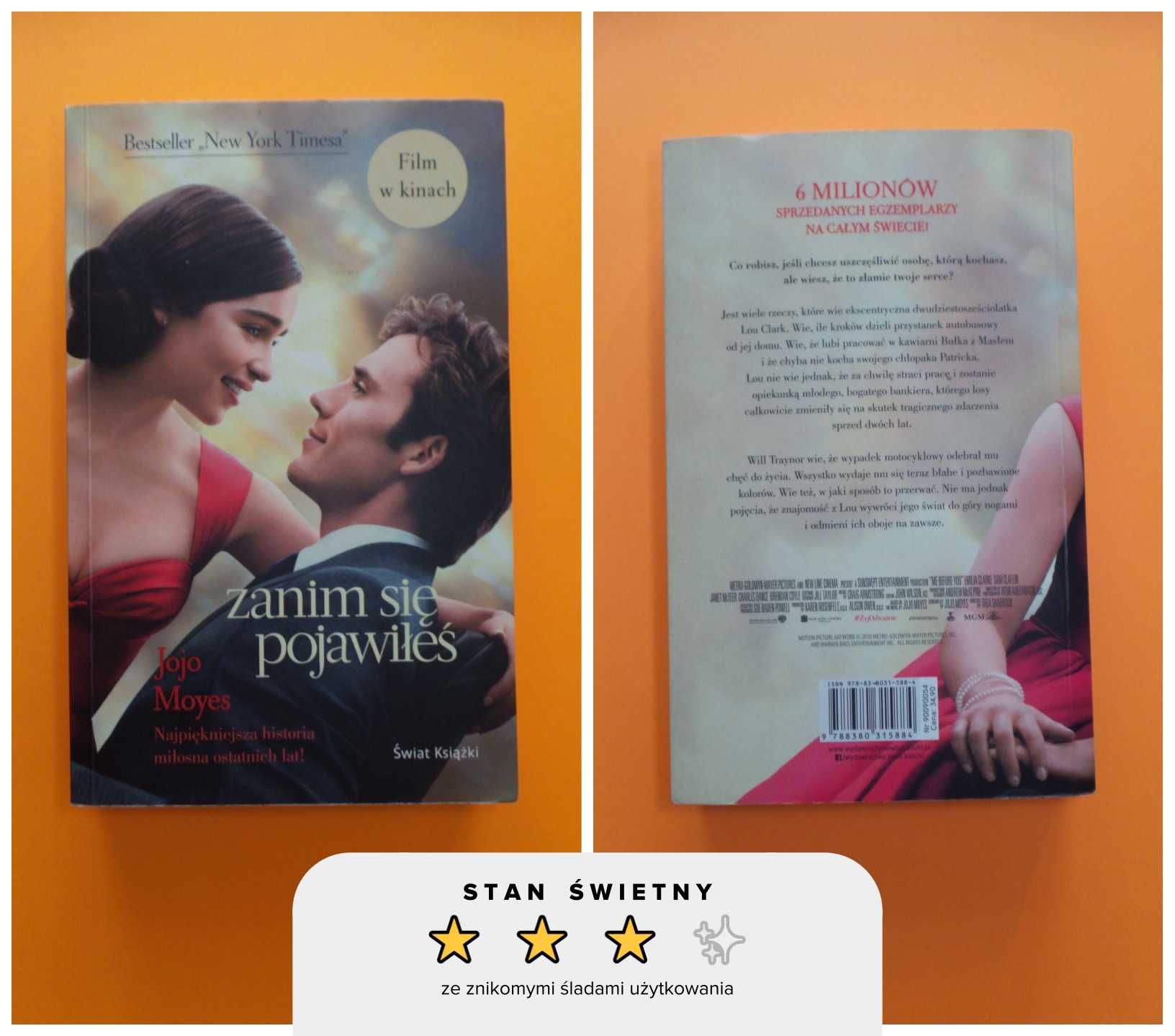 Jojo Moyes — Zanim się pojawiłeś (stan świetny)