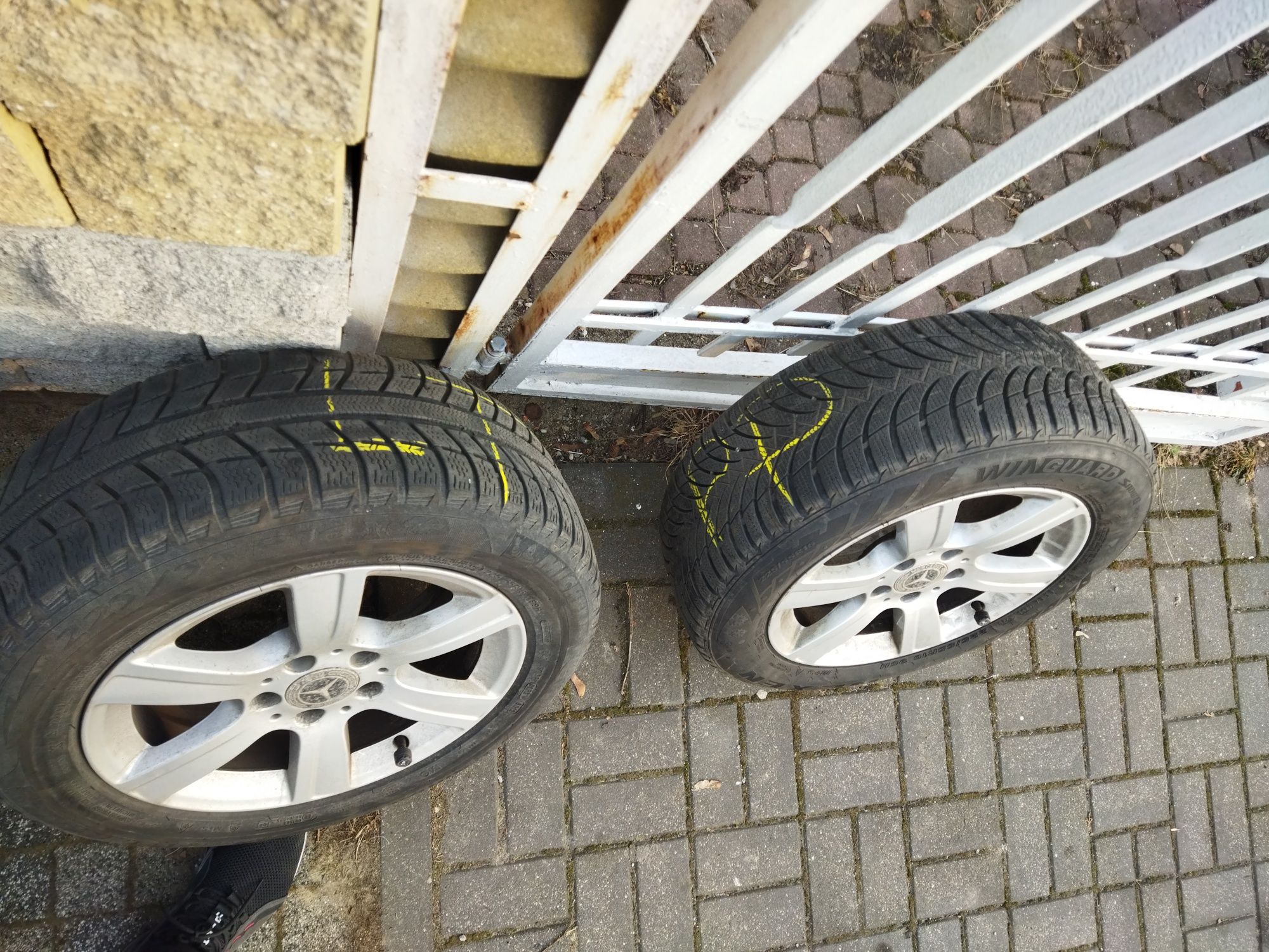 felgi z oponami r16 mercedes w211, 379pln komplet