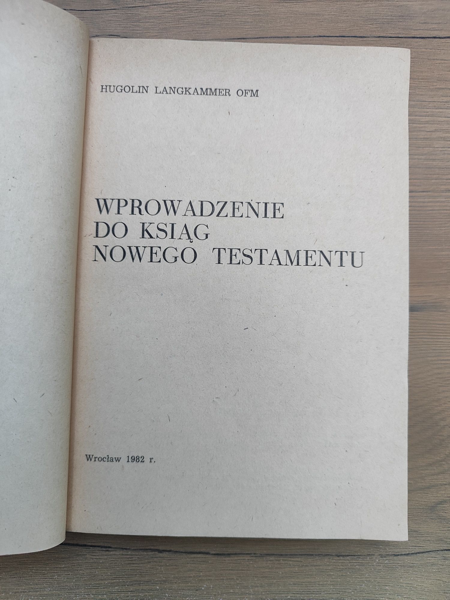 Okazja! Książka " Wprowadzenie do Ksiąg Nowego Testamentu " Langkammer
