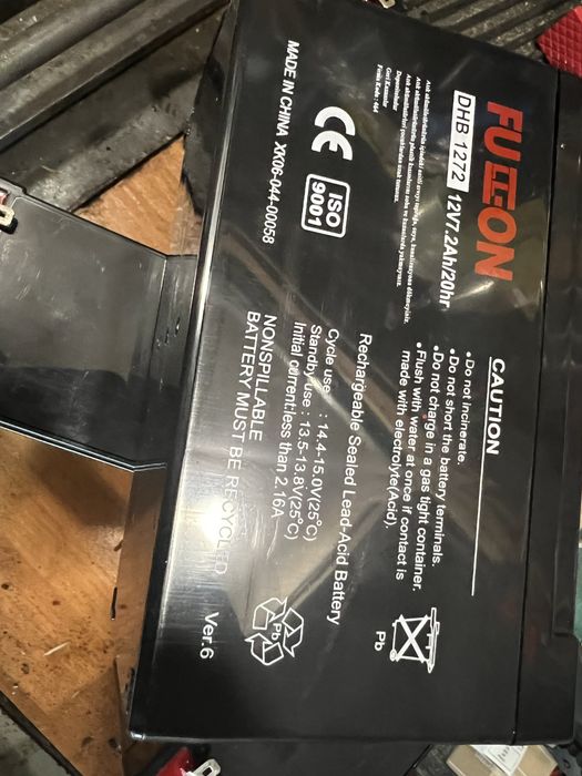 Аккумуляторы для ИБП 12v 7.2Ah