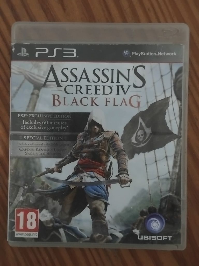 Jogo Assassins Creed 4 Black Flag edição especial ps3