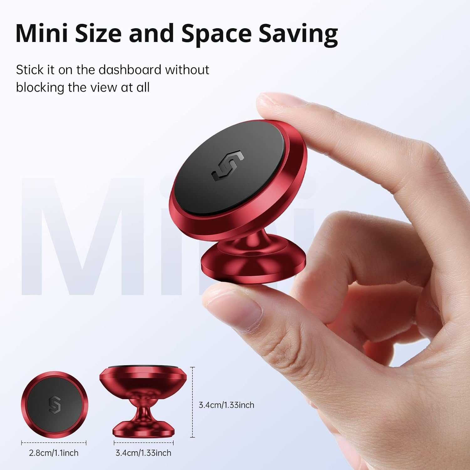 Syncwire Magnetyczny mini uchwyt samochodowy iPhone Samsung 360