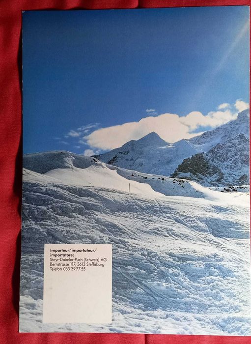 Folheto Puch G Montana