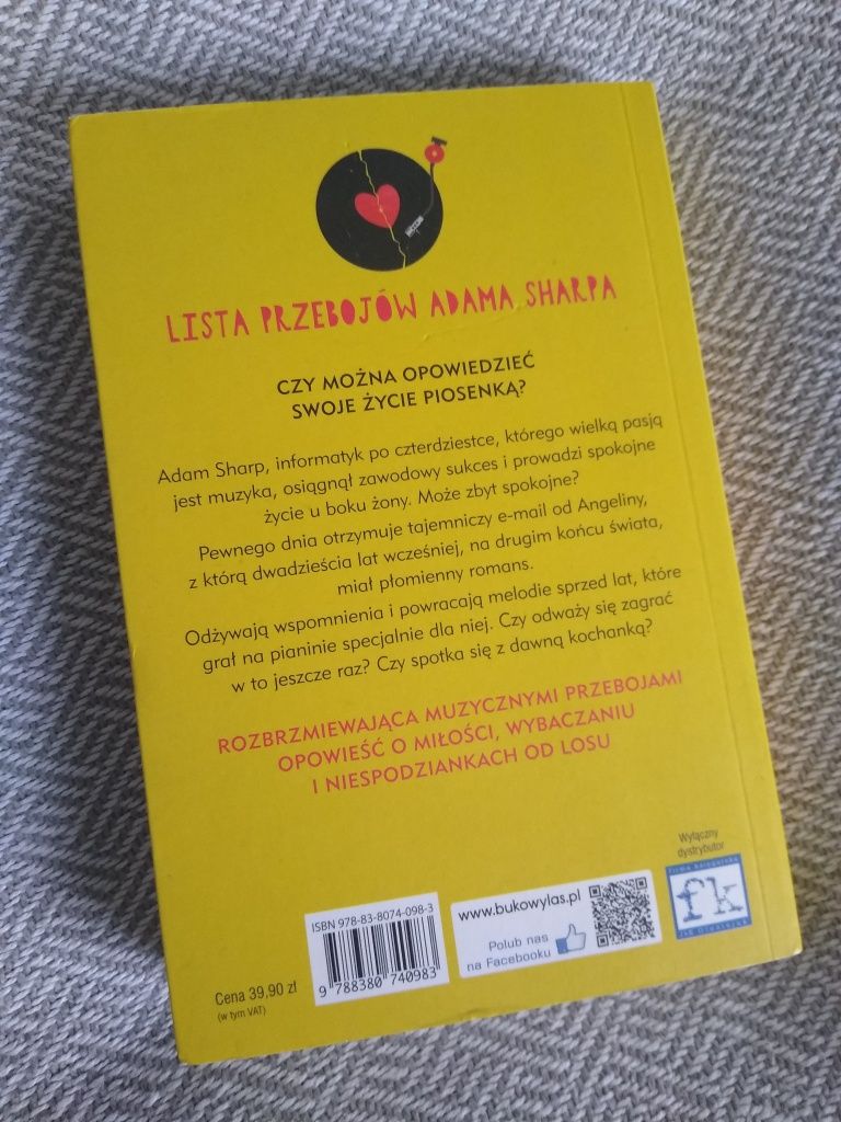 Lista przebojów Adama Sharpa, Graeme Simsion