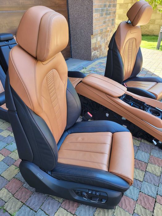 BMW X6 F16 салон комфорт сидіня карта шкіра Наппа Napa підлокітник БМВ