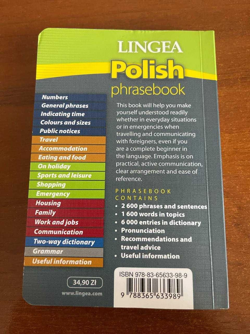 Словник англійсько-польский 'Polish Phrasebook' - Lingea, новий