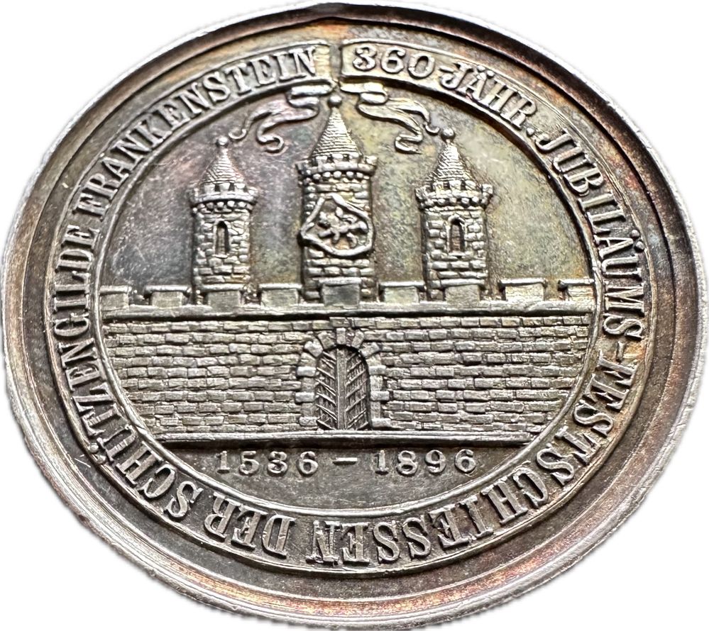 Srebrny medal 300-lecia Bractwa Strzeleckiego, Frankenstein Ząbkowice