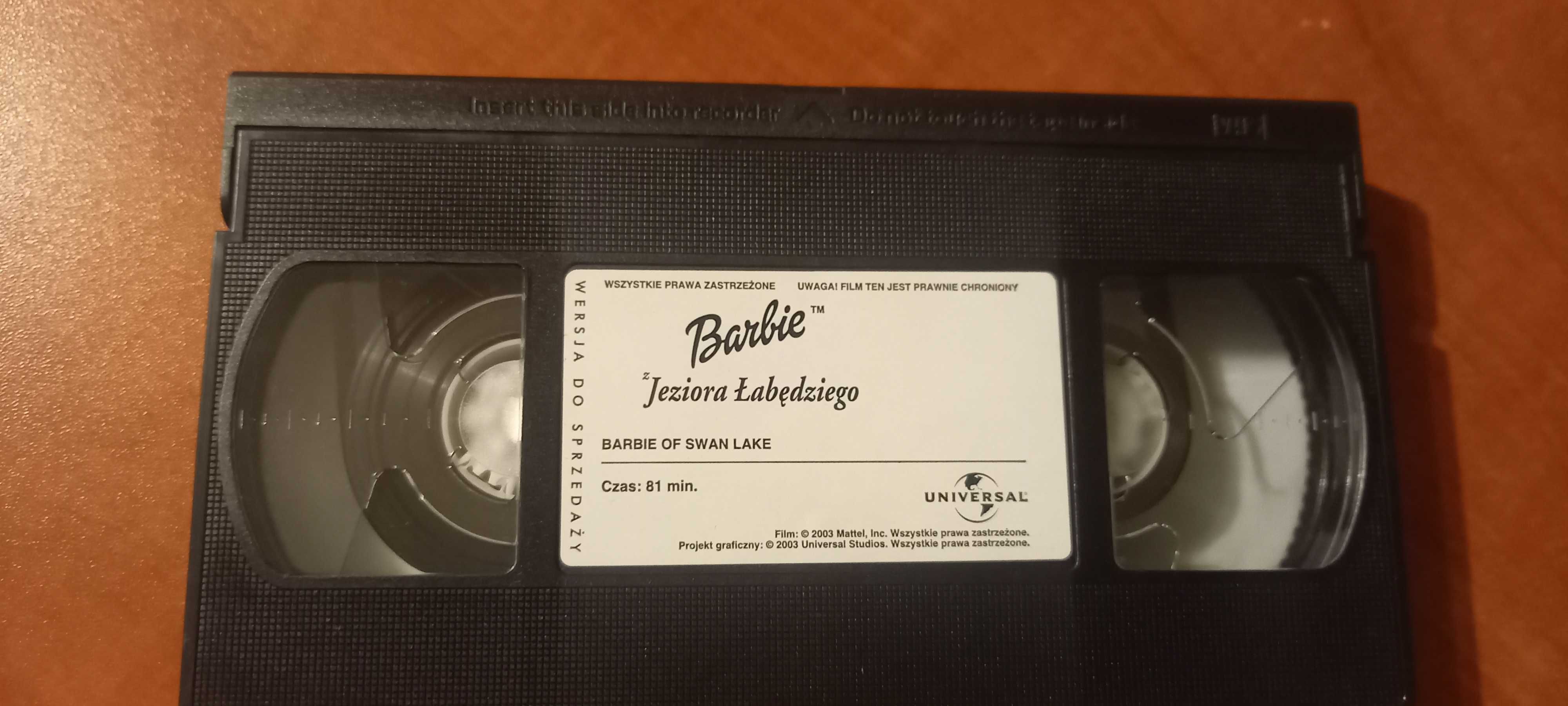 Barbie Jezioro Łabędzie kaseta VHS