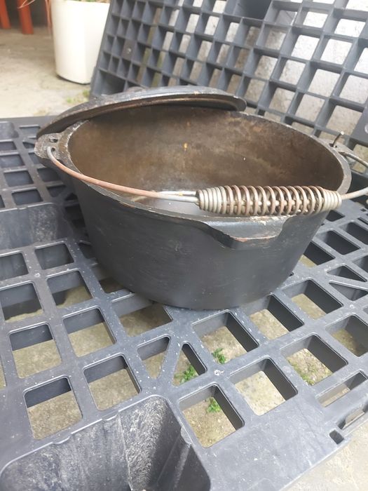 Caldeirão (tacho) em ferro fundido JSR grande capacidade