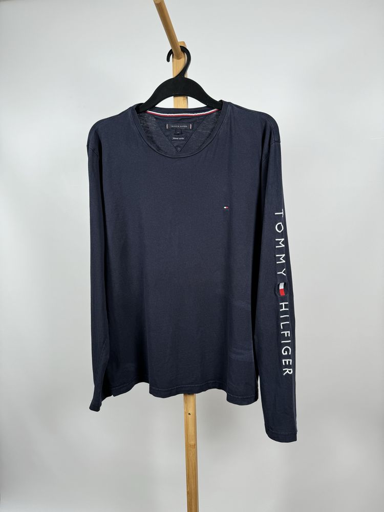 Tommy Hilfiger bluza longsleeve granatowa XXL