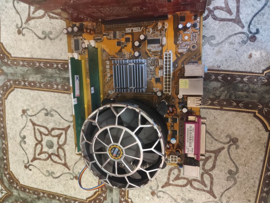 Рабочий комплект ПК 2 ядра, ddr2 2 Гб, видео 256мб