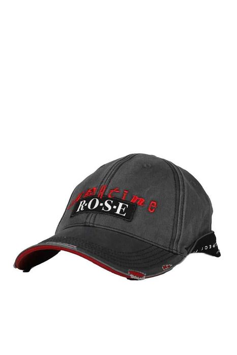 Кепка Martine Rose Logo Roll Back Cap Grey/Red