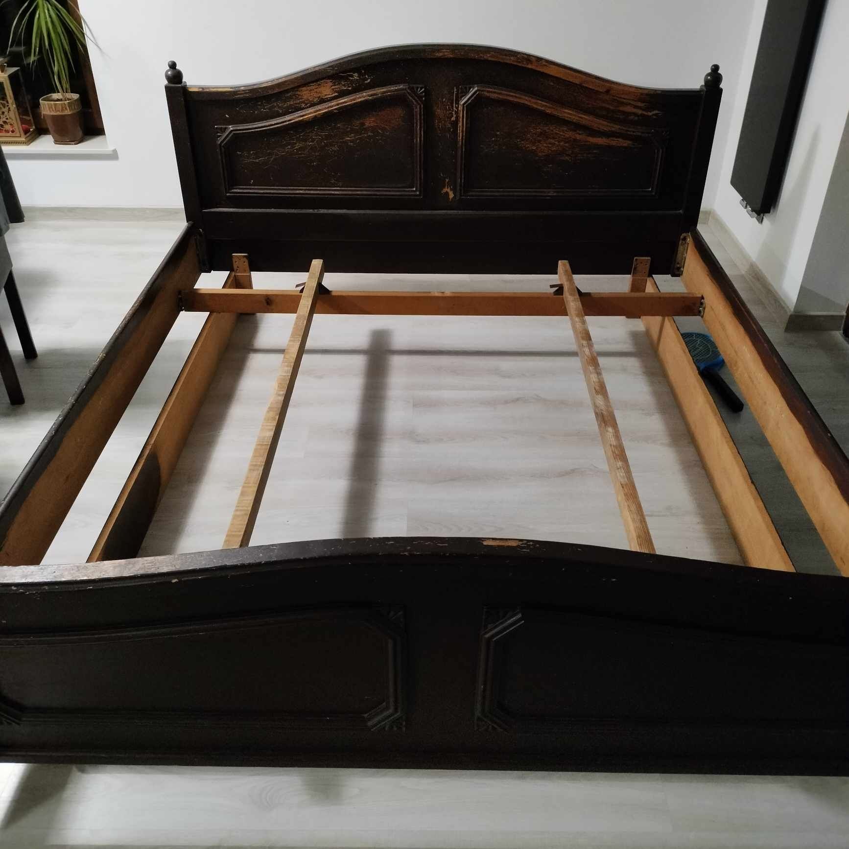 Łóżko sypialnia drewniane sosnowe