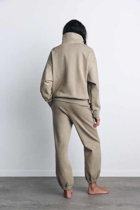 Жіночий костюм (світшот, кофта, штани, джогери) zara, розмір S