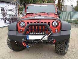 Передній  бампер для Wrangler JK з плитою  і кенгурятником (2007-2012)