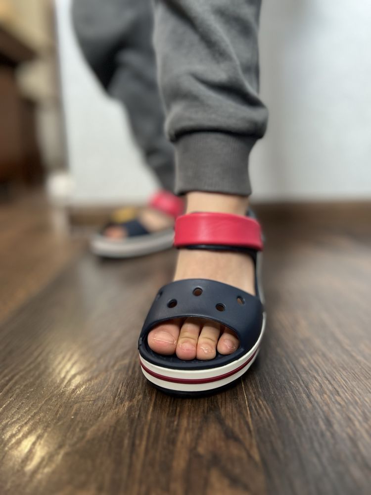 Крокс Сандалі дитячі Crocs Crocband Sandal 24-34 розміри