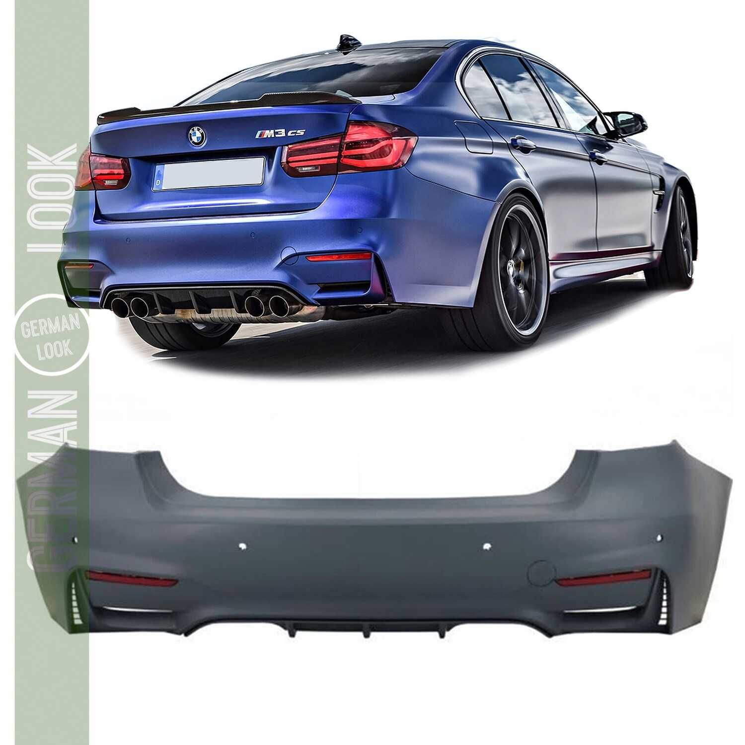 Para-choque traseiro M3 EVO para BMW Série 3 F30 Sedan 2011 a 2019