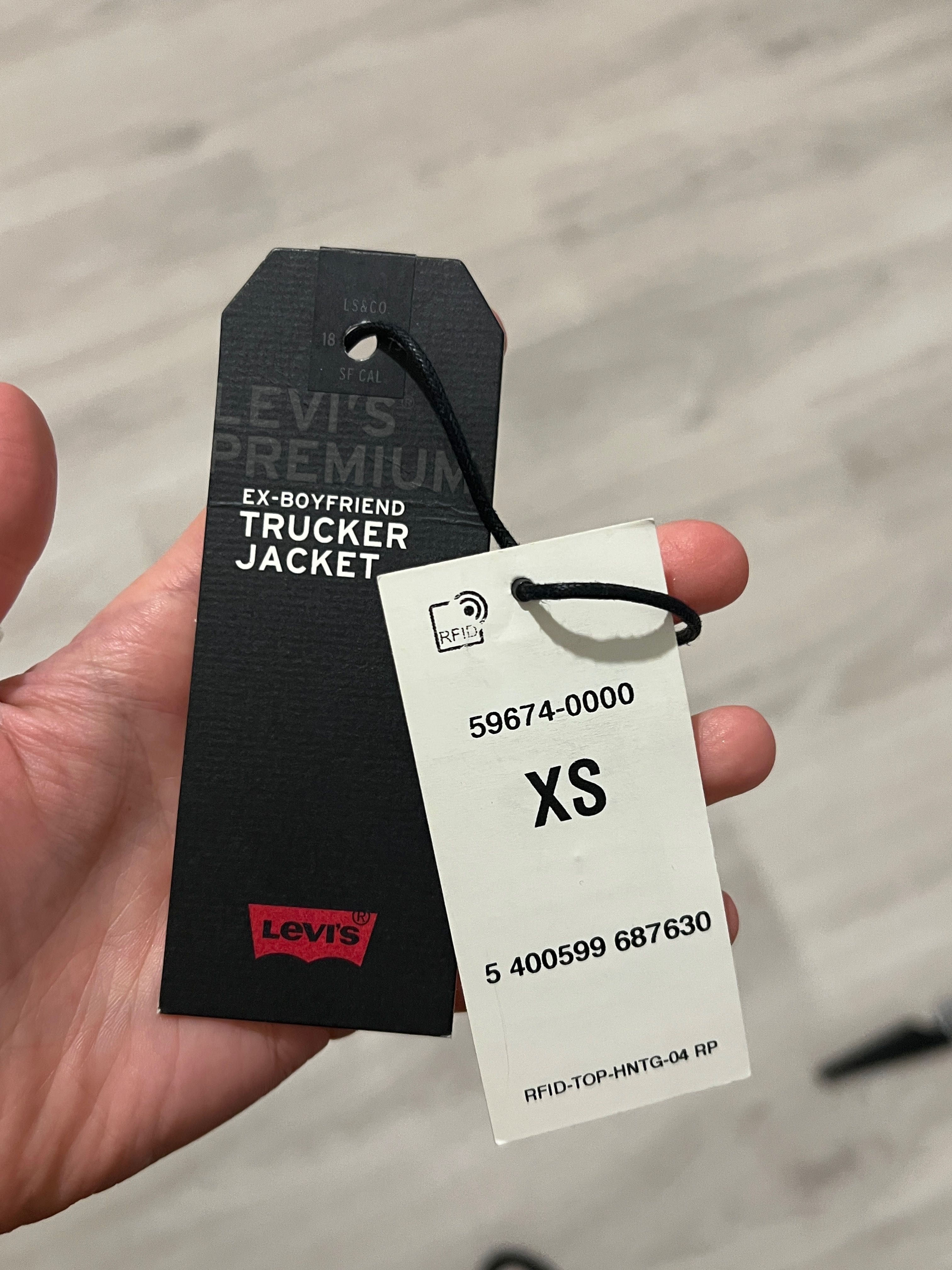 оверсайз джинсова курка levi’s