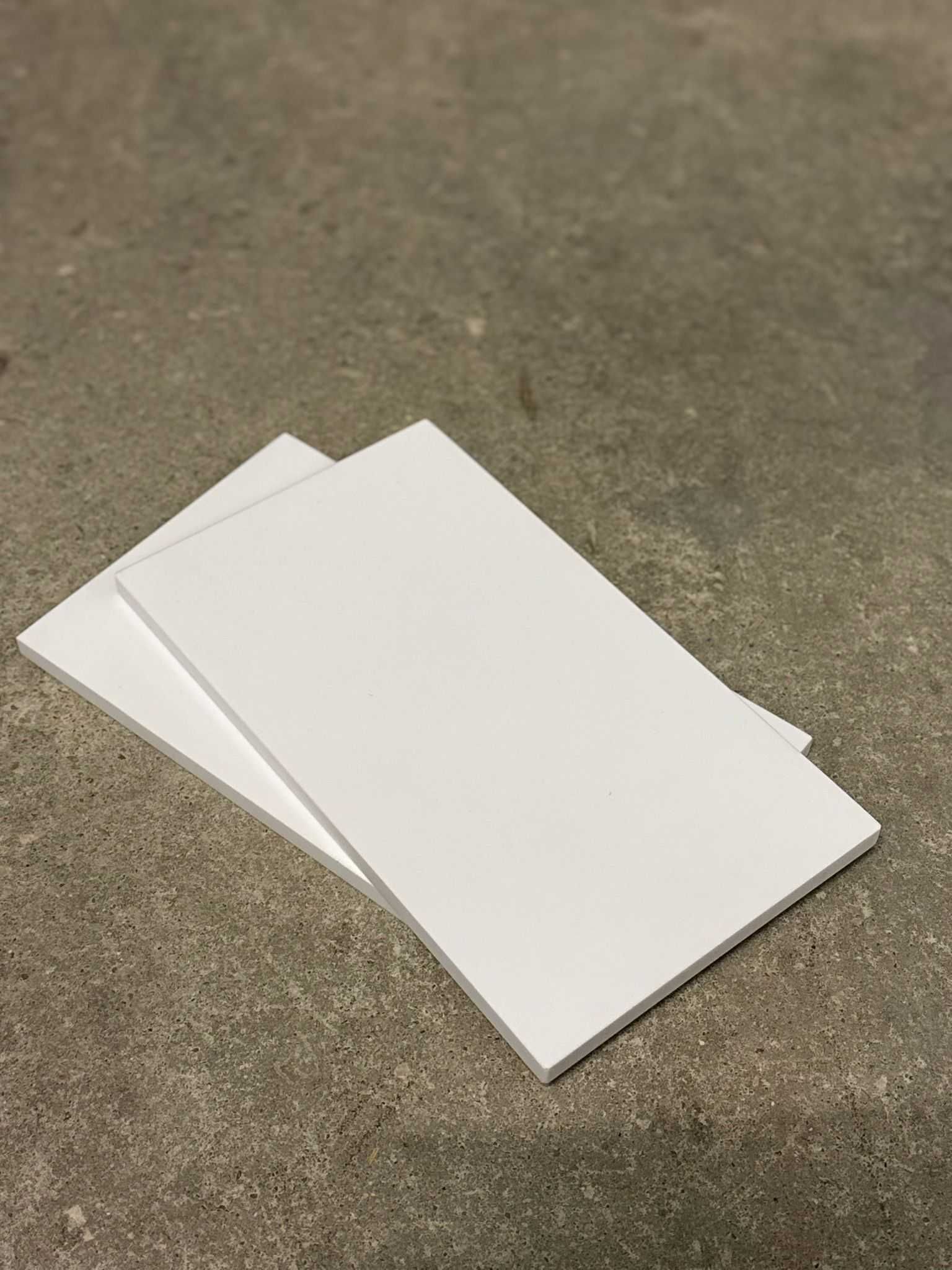 Bandeja Decorativa em Corian Branco NOVA
