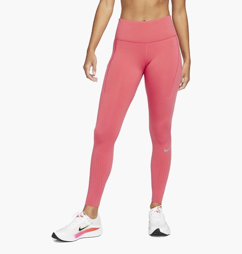 Розовые спортивные лосины Nike