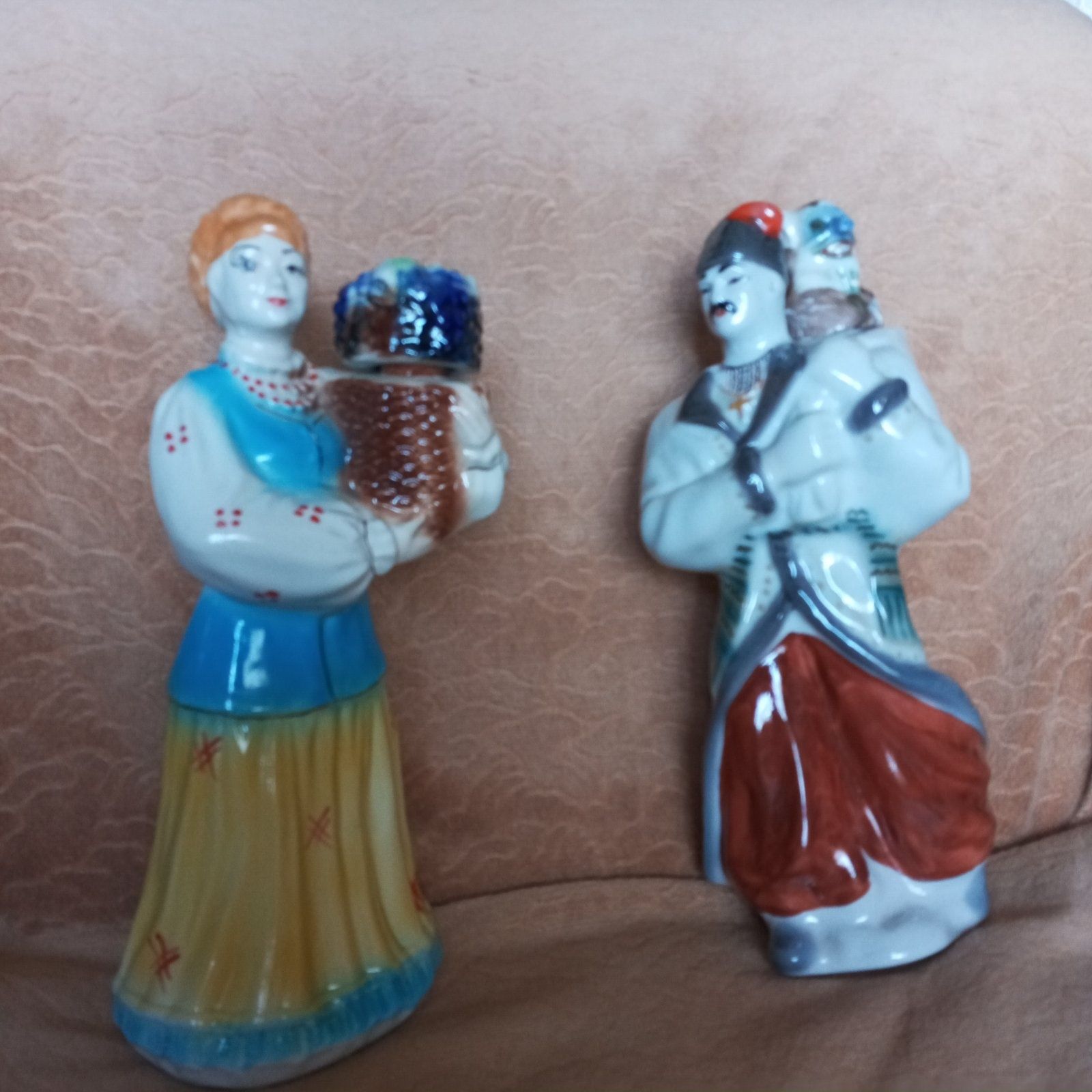Штофы керамика Оксана и Вакула с чертом