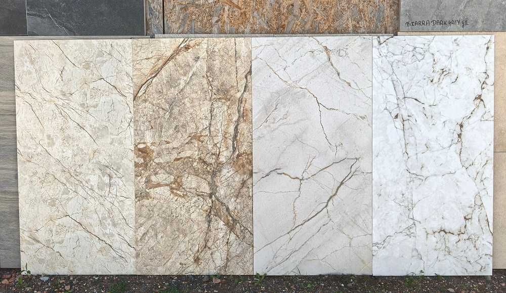 Tanie płytki ceramiczne 60x120 matowe +carving - 4 modele