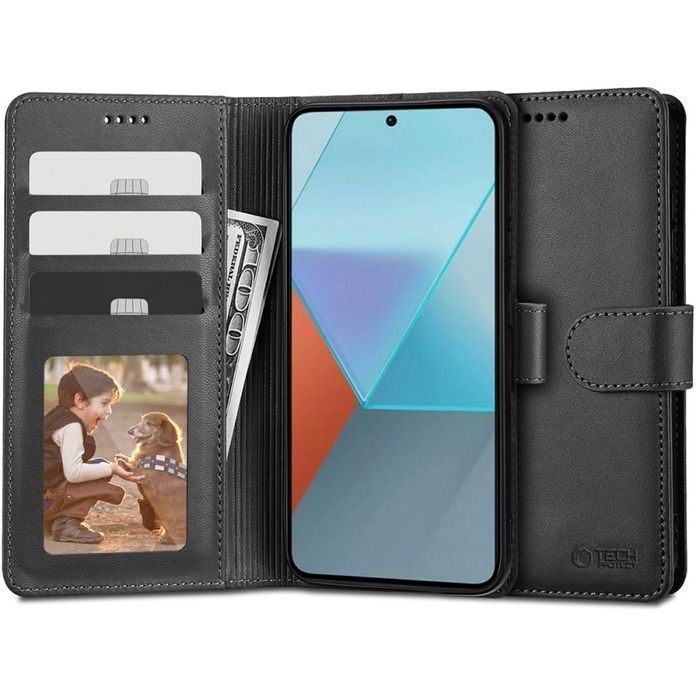 Tech-Protect Wallet Xiaomi Redmi Note 13 4G / Lte Black