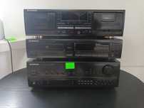 Zestaw Pioneer magnetofon odtwarzacz cd amplituner