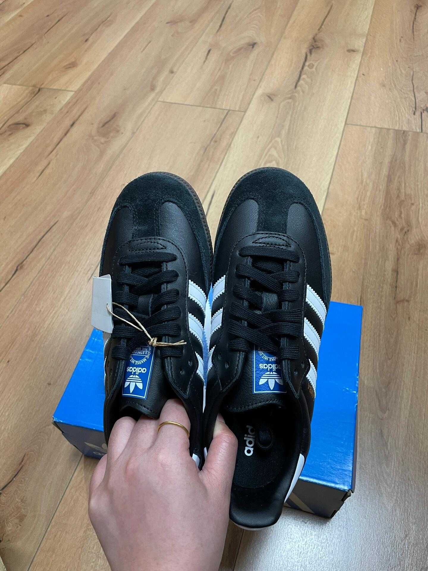 Nowe\B75807*adidas^SambaOG*|Czarny ButyUnisexTrampki.40