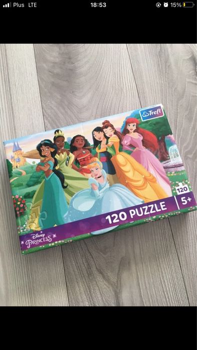 Puzzle księżniczki 5+ 120 elem