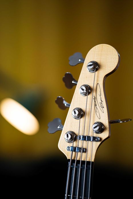 Lampart Custom Jazz Bass V Natural ASH