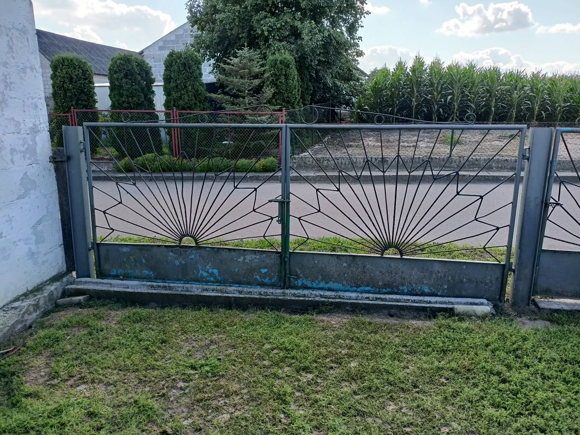 Brama z furtka na budowę bądź działkę