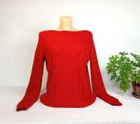 sweter czerwony Tommy Hilfiger