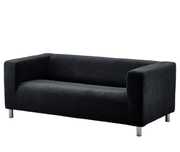 Kanapa ikea Klippan czarna sofa