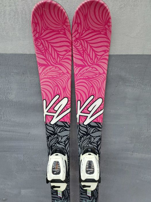 narty freestyle K2 Missy 129 cm + wiązania Marker 4.5