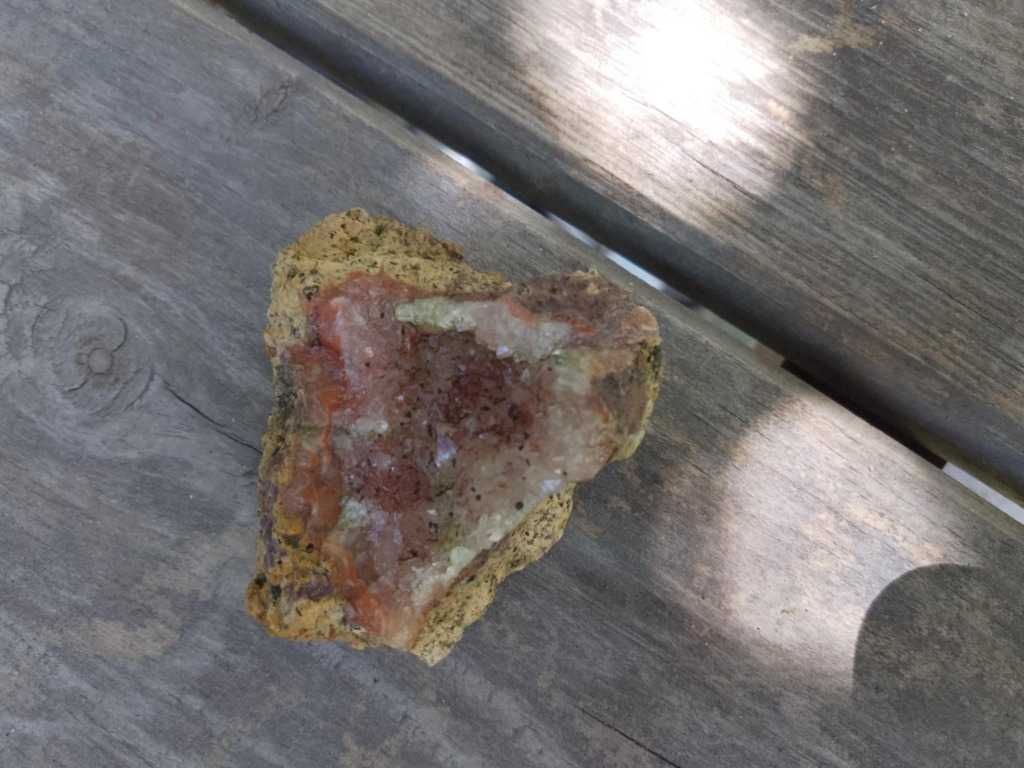 Agat z geodą kwarcową z Sokołowca