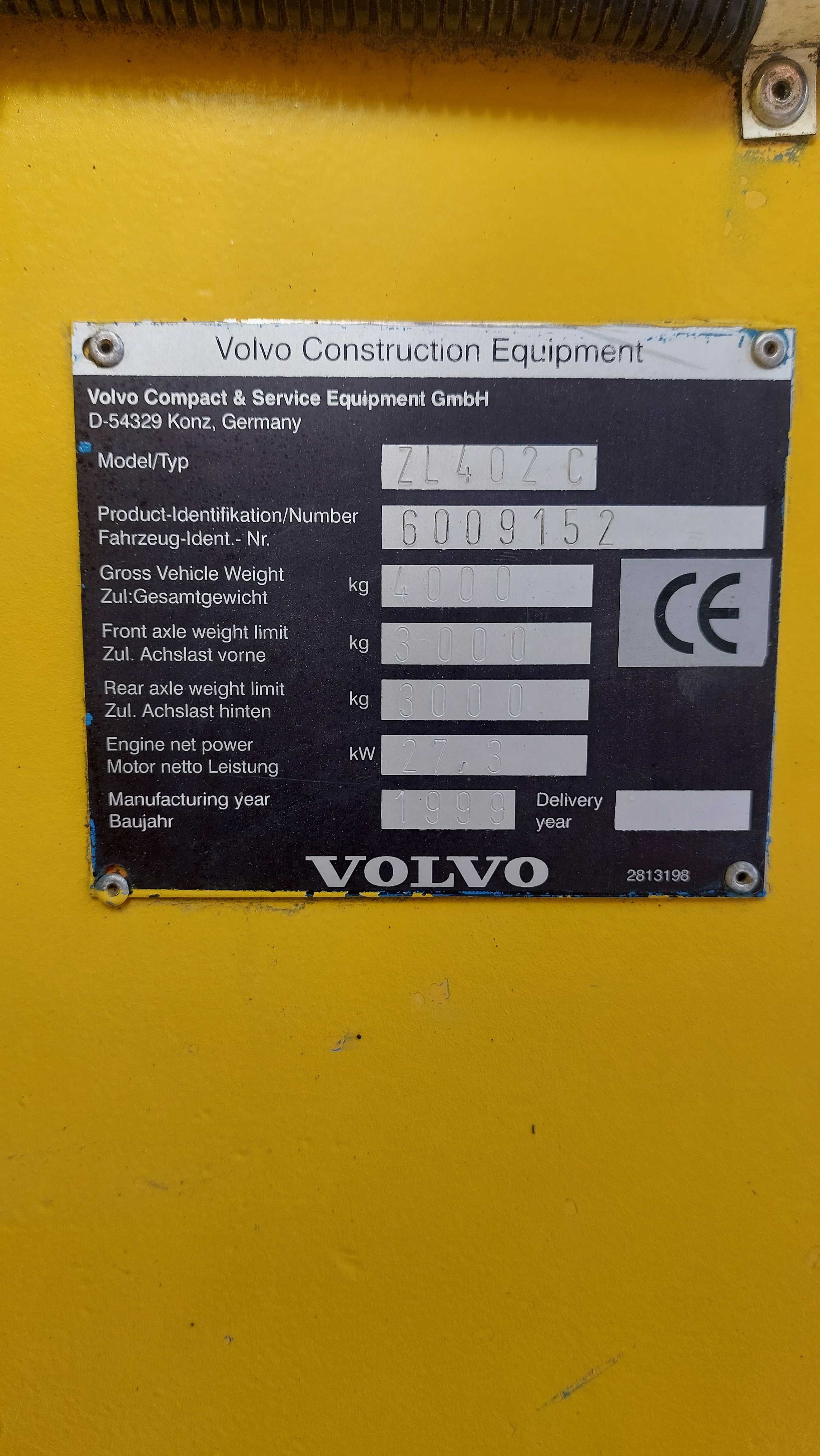 Ładowarka kołowa Volvo ZL 402