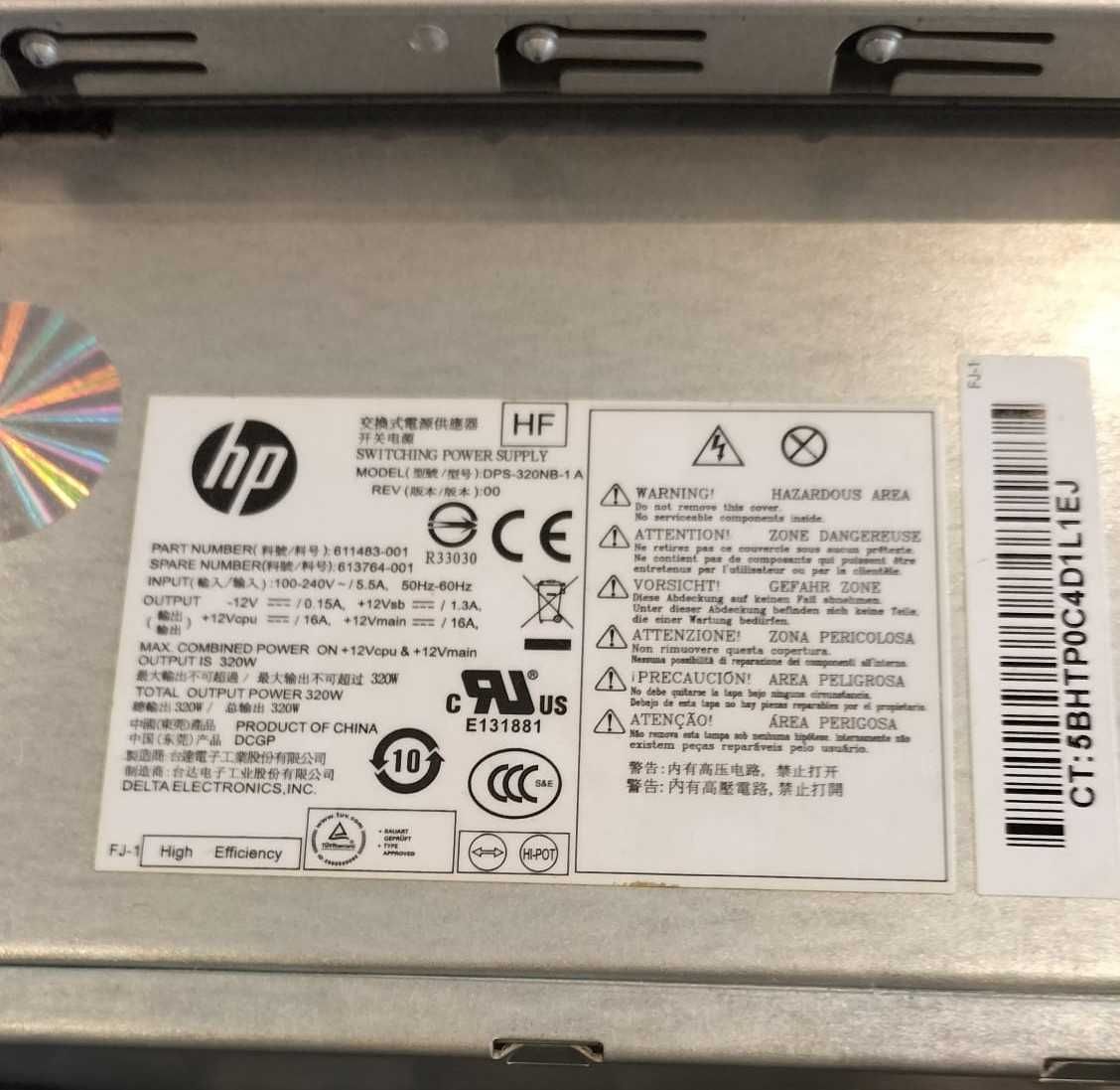 Fonte Alimentação HP