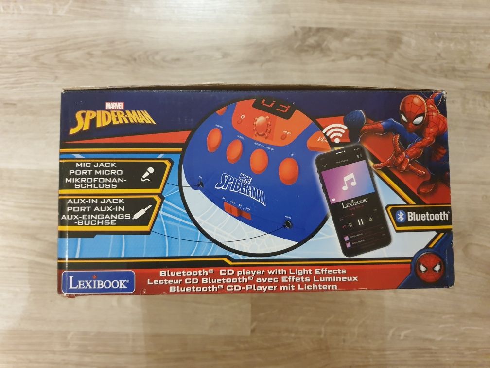 Lexibook Odtwarzacz CD  Boombox Spiderman