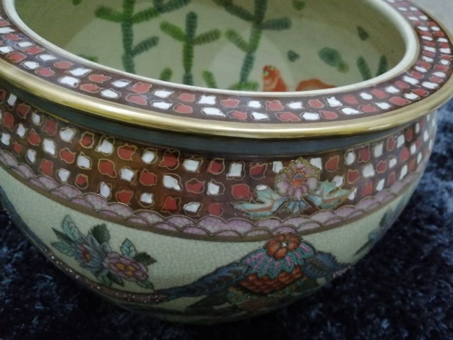 Vaso / cachepot porcelana chinesa