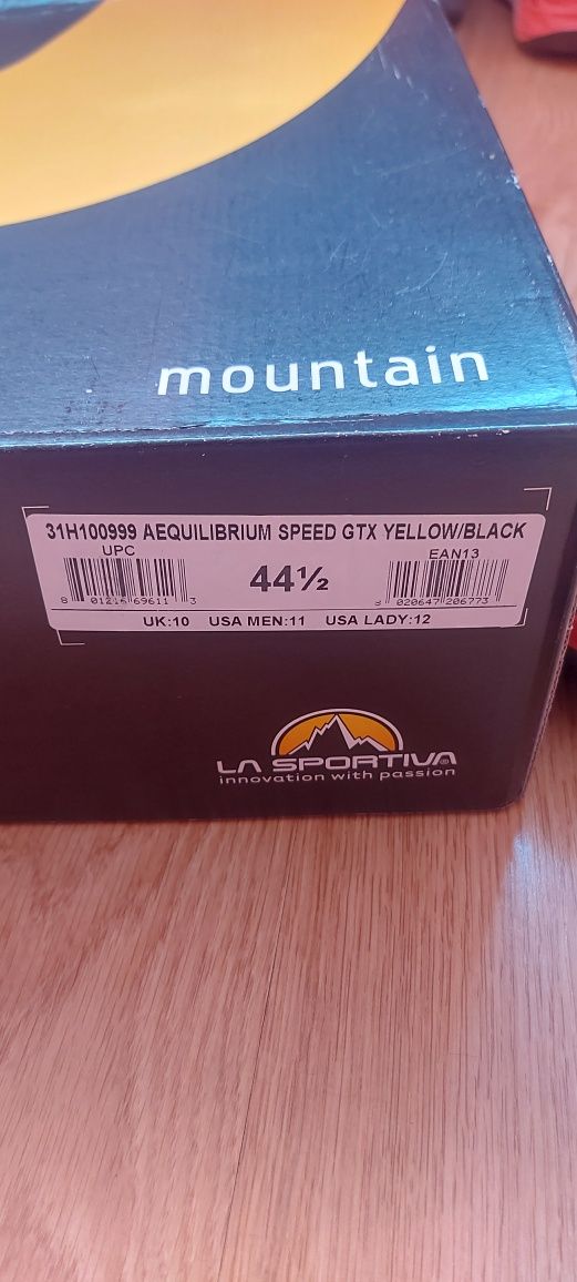 Buty wysokogórskie La Sportiva Aequilibrium Speed GTX 44.5 Goretex